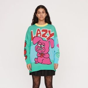 Lazy Oaf Bunny Snacks Jumper